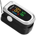 thumbnail image 1 of SUWU Pulse Oximeter Fingertip, Oxygen Monitor Fingertip for Sports Use,with Lanyard,Black, 1 of 3