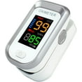 thumbnail image 1 of SUWU Pulse Oximeter Fingertip, Oxygen Monitor Fingertip for Sports Use,with Lanyard,Sliver, 1 of 3