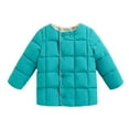 thumbnail image 1 of SUXIAN Baby Coat Toddler Baby Girls Boys Winter Warm Thick Solid Long Sleeve Padded Clothes Blue 4-5 Years, 1 of 4