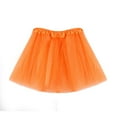 thumbnail image 1 of SUXIAN Baby Girl Outfits Girls Kids Baby Dance Tutu Skirt Pettiskirt Ballet Fancy Orange One Size, 1 of 2