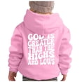 thumbnail image 1 of SUXIAN Boys Hoodies Casual Loose Cute Print Long Sleeve for Sport Comfortable Wear Pink_#2 7-8 Years, 1 of 5