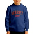 thumbnail image 1 of SUXIAN Boys Long Sleeve Crewneck Print Sweatshirt Soft Lined Thermal Pullover Top for Kids Winter Holiday Casual Wear with Boys Sweatshirts #2_Navy 3-4 Years, 1 of 5