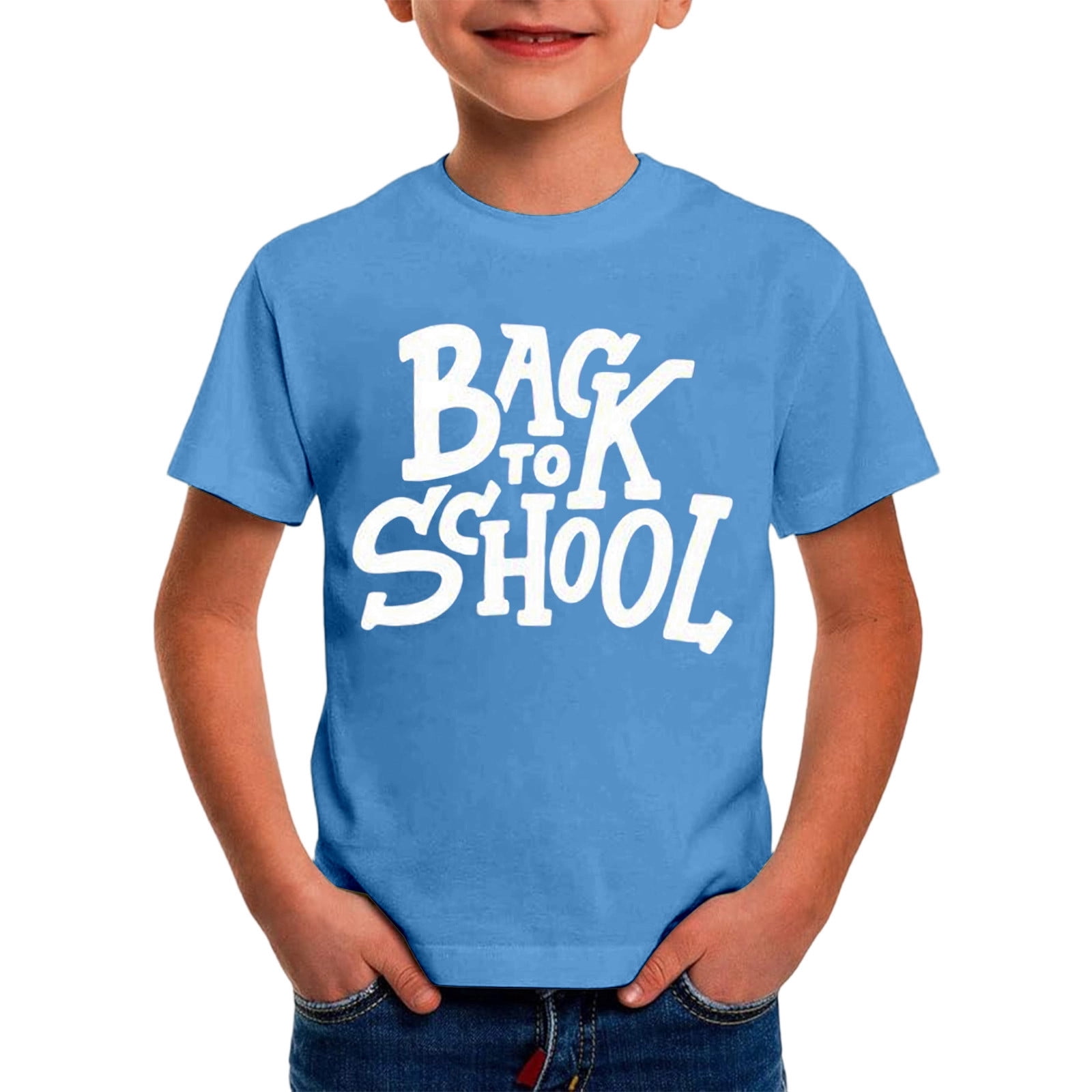 SUXIAN Children's First Day at School T Shirts Nursery Graduation Funny ...