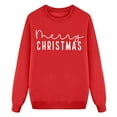 thumbnail image 1 of SUXIAN Childrens Christmas Sweatshirt Holiday Crewneck Pullover for Festive Casual Wear Age 6-12 Red 8-10 Years, 1 of 3