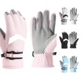 thumbnail image 1 of SUXIAN Exercise Gloves Winter Ski Lined Thickened Windproof - Touchscreen Outdoor Sports Cycling Riding Work Out Gloves Pink One Size, 1 of 3