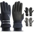 thumbnail image 1 of SUXIAN Exercise Gloves Winter Thermal Skiing Touchscreen Warm Mittens Outdoor Cycling Cold Weather Windproof Insulated Grip Workout Gloves Blue One Size, 1 of 2