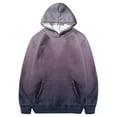 thumbnail image 1 of SUXIAN Girls Hoodies Gradient Color Round Neck with Pocket for Sports Casual Wear E_#2 13-14 Years, 1 of 4