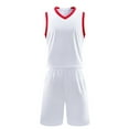 thumbnail image 1 of SUXIAN Kids Boys Football Training Team Two Sport Suit Tracksuit Workout Fitness Sportswear WH1 11-12 Years, 1 of 5