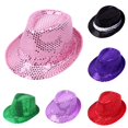 thumbnail image 1 of SUXIAN Kids Carnival Sparkly Sequin Top Hat Performance Dance Party Stage Show Accessory One Size, 1 of 3