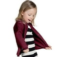thumbnail image 1 of SUXIAN Kids Sweater Cardigan Candy Color Solid Small for Boys and Girls Autumn Children's Sweaters 5-6Years, 1 of 4