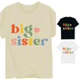 thumbnail image 1 of SUXIAN Kids T Shirt Fashion Letter Print Round Neck Short Sleeve Casual Tee Design 2 Toddler Shirts Beige_002 4-5 Years, 1 of 3
