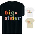 thumbnail image 1 of SUXIAN Kids T Shirt Fashion Letter Print Round Neck Short Sleeve Casual Tee Design 2 Toddler Shirts Black_002 8-9 Years, 1 of 3