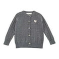 thumbnail image 1 of SUXIAN Kids Western Casual Knitted Cardigan Jacket for Boys and Girls Grey 6-7, 1 of 2
