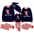 thumbnail image 1 of SUXIAN Matching Family Christmas Pajamas Adult Kids Casual Print Raglan Sleeve Loungewear Long Sleeve Soft Crewneck Comfy Pajama Holiday Baby Kids Pajamas, 1 of 4