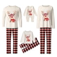 thumbnail image 1 of SUXIAN Matching Family Christmas Pajamas Family Home Furnishings Long Sleeve Baby Edition Pajamas Kids, 1 of 4