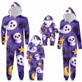 thumbnail image 1 of SUXIAN Matching Pajamas for Family Halloween Hooded Pajamas Set Long Sleeve Cozy Homewear Parents and Kids Cute Printed Outfit Pajamas Kids, 1 of 5
