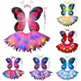 thumbnail image 1 of SUXIAN Mini Skirts For Girl Carnival Fairy Magical Outfit Pretend Play Skirt For Kids Pretend Play Girls Skirt Pink_001 4-11 Years, 1 of 5