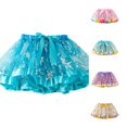 thumbnail image 1 of SUXIAN Toddler Girl Skirts Carnival Star Polka Dot Mesh Tutu Ballet Dance Party Outfit For Kids Girls Skirt Light Blue_002 5-8 Years, 1 of 7