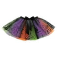 thumbnail image 1 of SUXIAN Toddler Girl Skirts Halloween Pumpkin Print Mesh Tutu Layered Party Performance For Kids Girls Skirt Purple 4-6 Years, 1 of 4