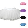 thumbnail image 1 of SUXIAN Toddler Girls Skirts Ballet Dance Tutu Layered Flared Elastic Waistband Party Performance For Kids Girls Skirt White 3-4 Years, 1 of 4