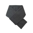 thumbnail image 1 of SUXIAN Unisex Winter Scarf Fashion Solid Color Warm Comfortable for Cold Weather Dark Gray One Size, 1 of 2