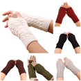 thumbnail image 1 of SUXIAN Winter Gloves Women Mobile Keep Knitted Warm Riding Phone Touchscreen Cozy Soft Thermal Gloves H One Size, 1 of 3
