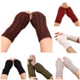thumbnail image 1 of SUXIAN Winter Gloves Women Mobile Keep Knitted Warm Riding Phone Touchscreen Cozy Soft Thermal Gloves W One Size, 1 of 3