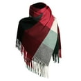 thumbnail image 1 of SUXIAN Winter Scarf for Women Classic Plaid Warm Soft Large Blanket Shawl F One Size, 1 of 3