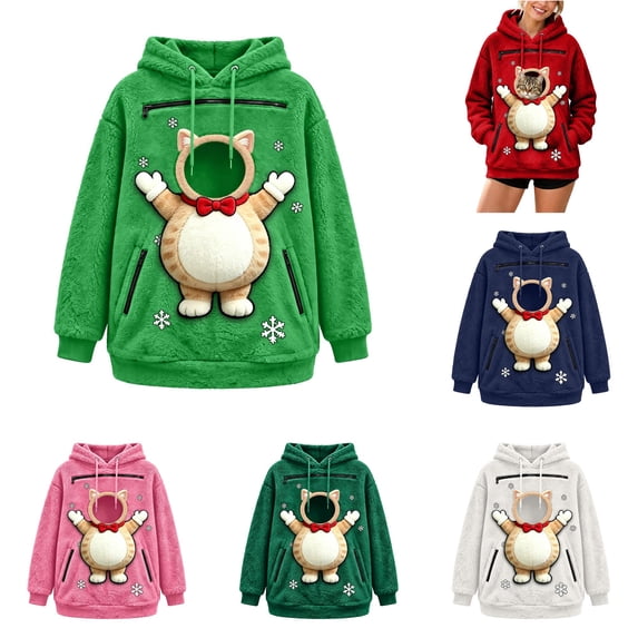 SUXIAN Women's Fashion Hoodies & Sweatshirts Winter Cartoon Character ...