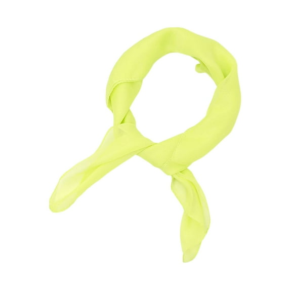 UJNDER Women's Scarf Chiffon Square Candy Colored Soft Lightweight Green A