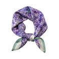 thumbnail image 1 of UJNDER Women's Scarf Silk Small Square Printed for Neck Wrap Dark Purple One Size, 1 of 3
