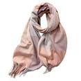 thumbnail image 1 of SUXIAN Women's Winter Scarf Plaid Blanket Warm Long Elegant Pink One Size, 1 of 3