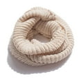 thumbnail image 1 of SUXIAN Women's Winter Scarf Thick Knit Two Loop Pullover Fashion Beige One Size, 1 of 2