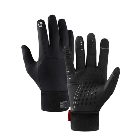 SUXIAN Work Out Gloves for Men Winter Sports Warm Touchscreen Ski Riding Cold Proof Outdoor Breathable Exercise Gloves A M