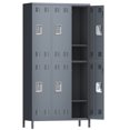 thumbnail image 1 of SUXXAN Metal Storage Locker with 6 Doors Large Steel Cabinet for Gym,Garage,Living Room,Office,School with Locking Doors, 1 of 7