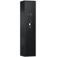 thumbnail image 1 of SUXXAN Quick and Easy Access Fingerprint Rifles, 5 Gun Rifles and 2 Pistol Cabinet, Safe for Home, Firearm Gun Security Safes with Built-in Small Cabinet, 1 of 9