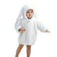 thumbnail image 1 of SUYIDA Adorable Bunny Eared Jacket for Toddlers and Kids Soft Winter Outerwear Cozy Zip Up Coat - White, 1 of 7