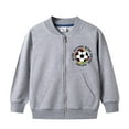 thumbnail image 1 of SUYIDA Boys Winter Zip Up Hooded Jacket Long Sleeve Outerwear Coats for Daily Casual Wear and Outdoor Activities - Grey, 1 of 6