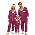 thumbnail image 1 of SUYIDA Christma Pajama Family Christmas Pjs Matching Sets with T-Shirt and Pants Holiday Family Sleepwear Pajamas, 1 of 7