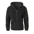 thumbnail image 1 of SUYIDA Christmas Sweater Men,Sweater Coat Hooded Lined Long Sleeve Cardigan Jacket Soft Warm Winter Outwear Casual Streetwear Pullover Top, 1 of 7