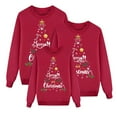 thumbnail image 1 of SUYIDA Christmas Sweater for Women Men Kids Cute Family Matching Pullover Jumpers for Holiday Party, 1 of 4