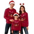 thumbnail image 1 of SUYIDA Christmas Sweaters for Women Men Kids Family Matching Christmas Sweater Funny Xmas Holiday Pullover, 1 of 6