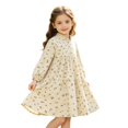 thumbnail image 1 of SUYIDA Cozy Autumn Girls Long Sleeve Dress, Elegant Everyday Wear for Kids, Soft Comfortable Casual Fall Outfit, 1 of 6