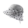 thumbnail image 1 of SUYIDA Elegant Women's Wide Brim Sun Hat for Beach Wedding Bridal Shower and Summer Dress Occasions, 1 of 4