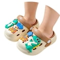 thumbnail image 1 of SUYIDA Girls Cartoon Soft Sole Slippers For Kids With Open Toe And Head Covered Design Comfortable Indoor Outdoor Housewear, 1 of 6