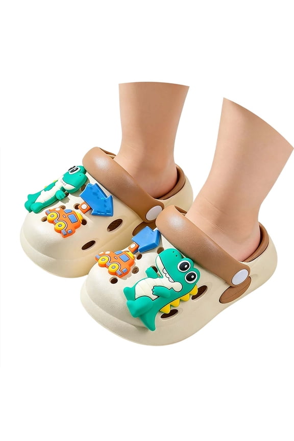 Girls Cartoon Soft Sole Slippers For Kids With Open Toe And Head Covered Design Comfortable Indoor Outdoor Housewear