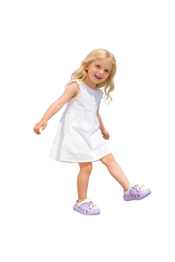 Girls Sandal Slides Lightweight Soft Sole Beach Footwear For Outdoor Play And Summer Comfortable Kids Footwear