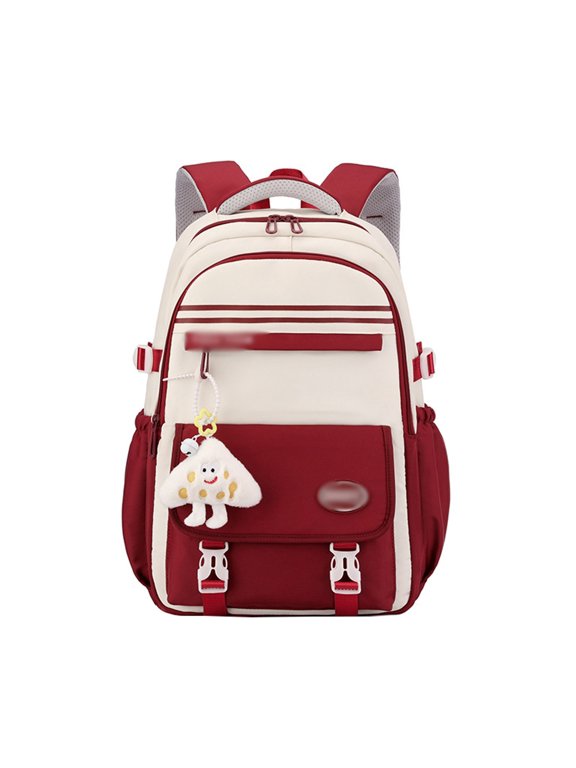 Korean Casual Versatile Large Capacity Backpack Lightweight Durable Unisex Rucksack for Commute Travel Backpack