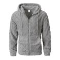 thumbnail image 1 of SUYIDA Men's Knit Pullover Sweater,Sweater Coat Hooded Lined Long Sleeve Cardigan Jacket Soft Warm Winter Outwear Casual Streetwear Pullover Top, 1 of 7
