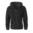 thumbnail image 1 of SUYIDA Men's Knit Pullover Sweater,Sweater Coat Hooded Lined Long Sleeve Cardigan Jacket Soft Warm Winter Outwear Casual Streetwear Pullover Top, 1 of 7